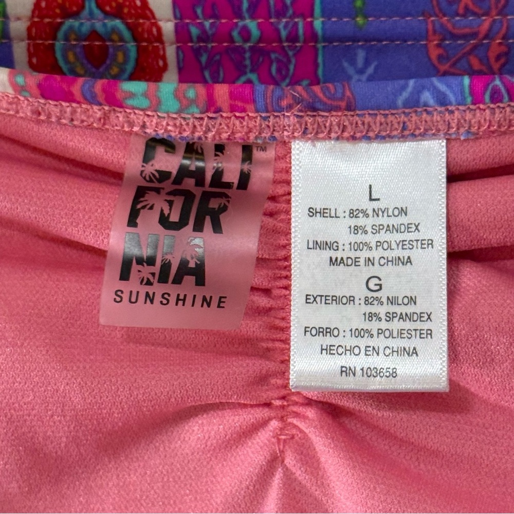 Colorful Patterned Bikini Bottom - Picture 6 of 6